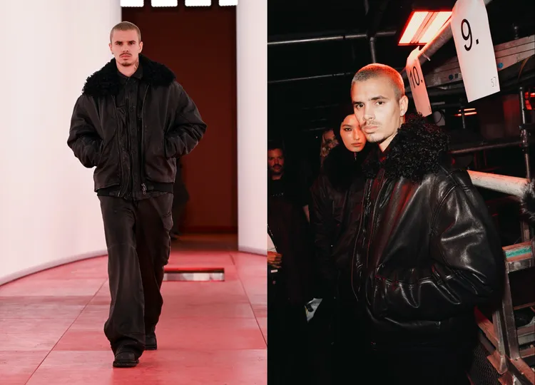 貝克漢的次子羅密歐貝克漢帥氣走上伸展台。品牌提供