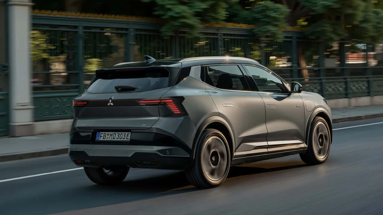 新款Eclipse Cross EV基于Renault集团的Ampere纯电平台打造,与Renault Scenic E-TECH等车系共享核心架构,并于法国工厂生产。原厂照片