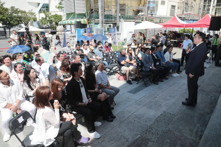 海選活動吸引許多素人青少年報名，9月起將在南市開拍。南市府提供