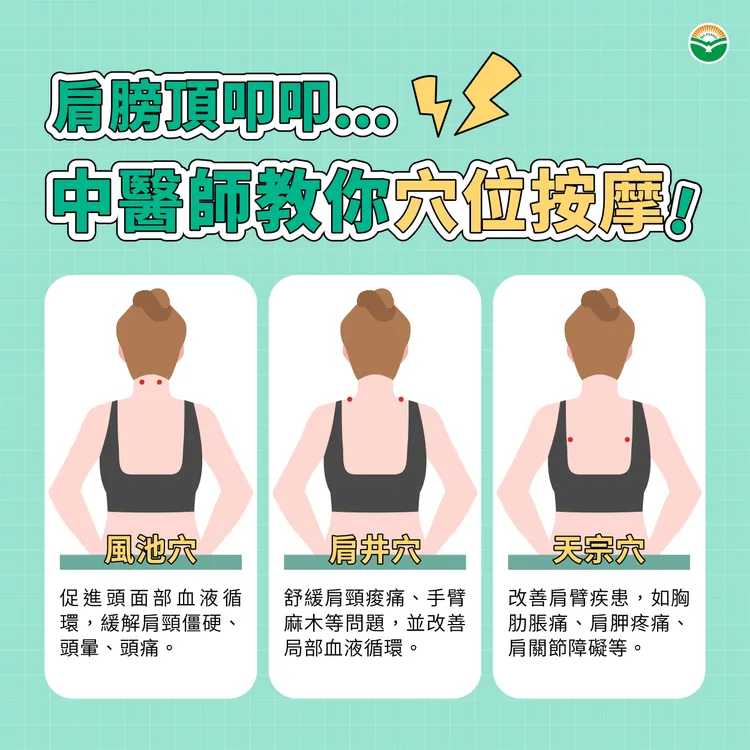 中醫教授3招穴位按摩助放鬆。馬光中醫