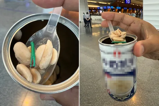 桃機販賣機花生湯「竟泡綠色電線」 他傻眼:小孩都吃見底了