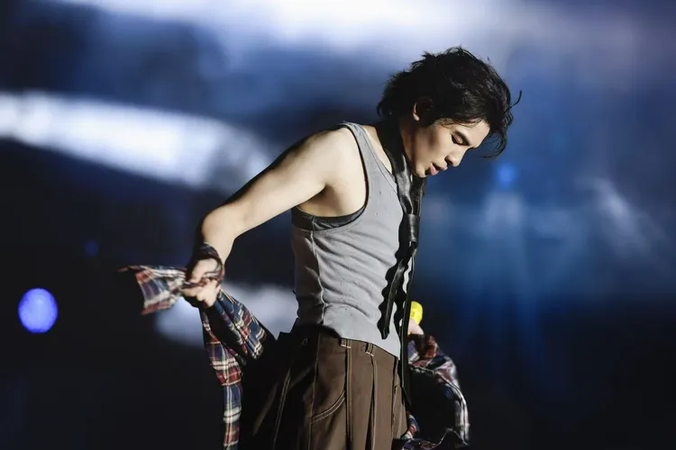 蕭敬騰團隊不計唱酬為林智勝引退賽後帶來35分鐘大秀。喜鵲娛樂提供