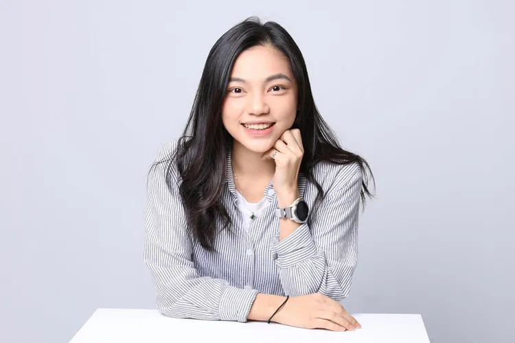 羅智強團隊發言人林沛妤。羅智強辦公室提供