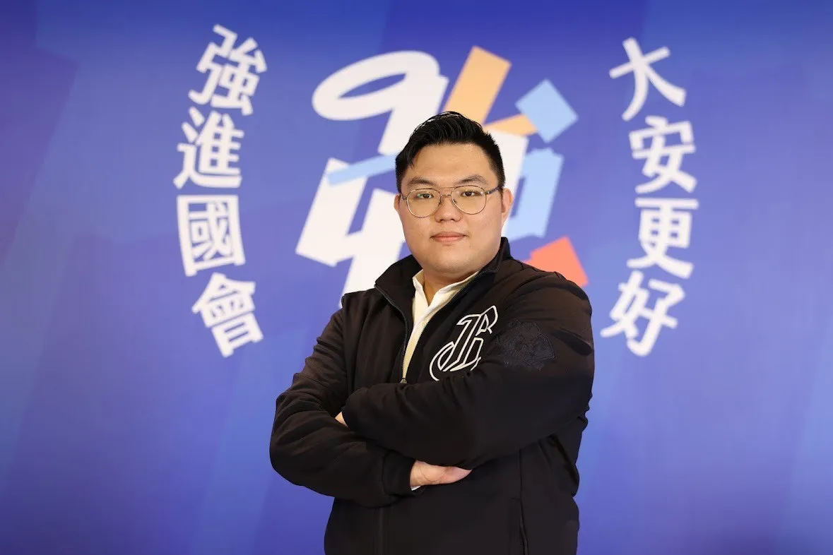 羅智強團隊發言人田方倫。羅智強辦公室提供