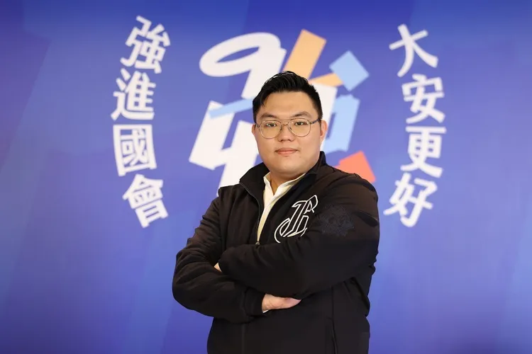 羅智強團隊發言人田方倫。羅智強辦公室提供