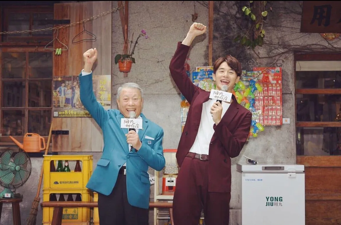 張軒睿與林義雄飾演祖孫,感情很好。翻攝自張軒睿臉書