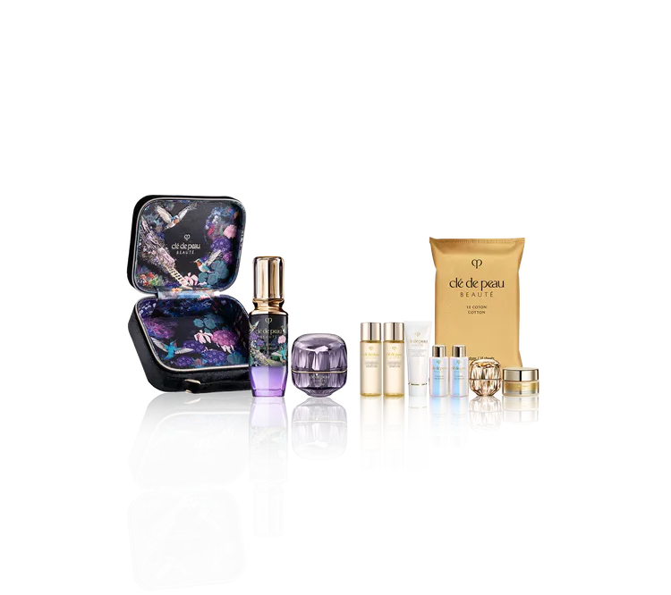 奇幻列車乳霜晶露組，售價2萬7000元、價值3萬6948元、百貨9折價2萬4300元。品牌提供