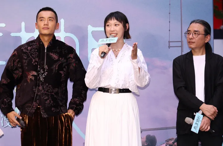 韓佩瑤（中）片中老戲獲好評。莊宗達攝