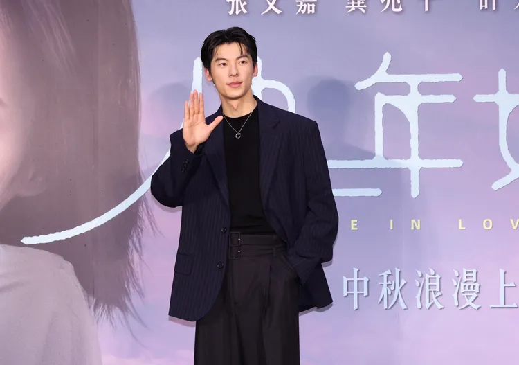 許光漢帥氣出席首映會。莊宗達攝