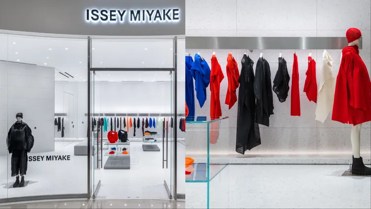 女裝支線專門店以純白色調與俐落線條為空間基底。品牌提供