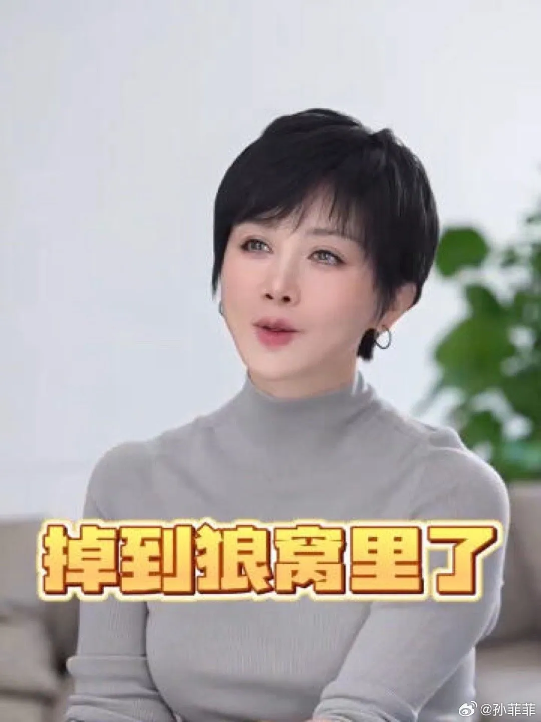 孙菲菲日前坦承离婚。翻摄孙菲菲微博