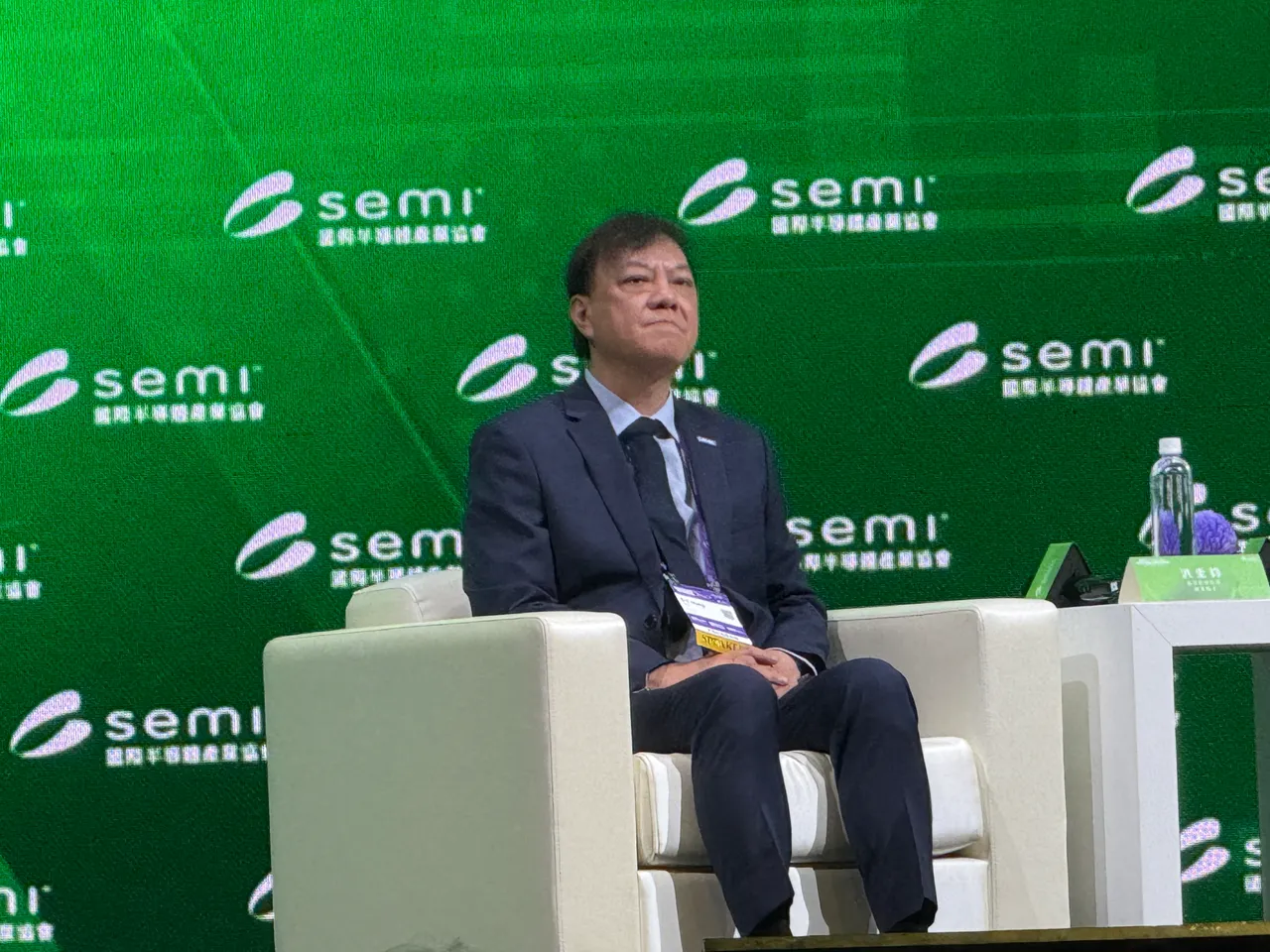 联电资深副总经理洪圭钧。吕承哲摄