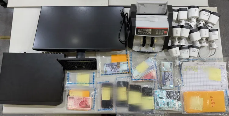 警方查獲相關證物。警方提供