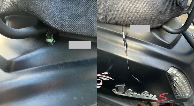 沈伯洋曬出針孔攝影機反擊。翻攝沈伯洋臉書