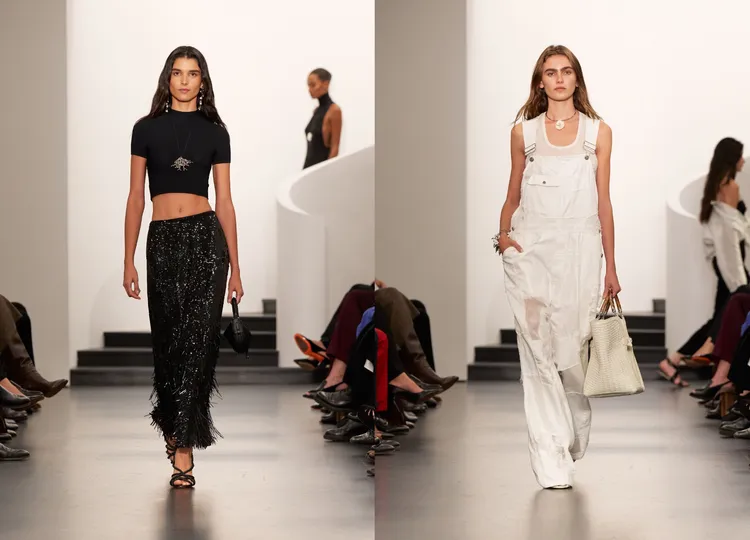 RALPH LAUREN運用多元材質的細節處理，勾勒出女性剛柔並濟的特質。品牌提供