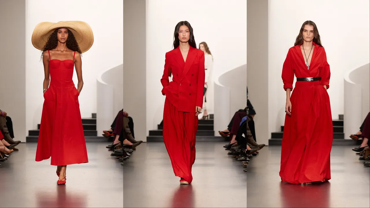 RALPH LAUREN 2026春夏女装系列。品牌提供