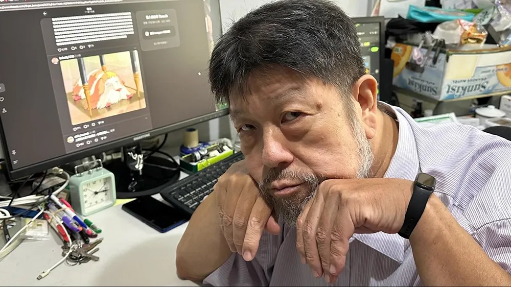 羅北安模仿因因。翻攝自紙風車劇團threads