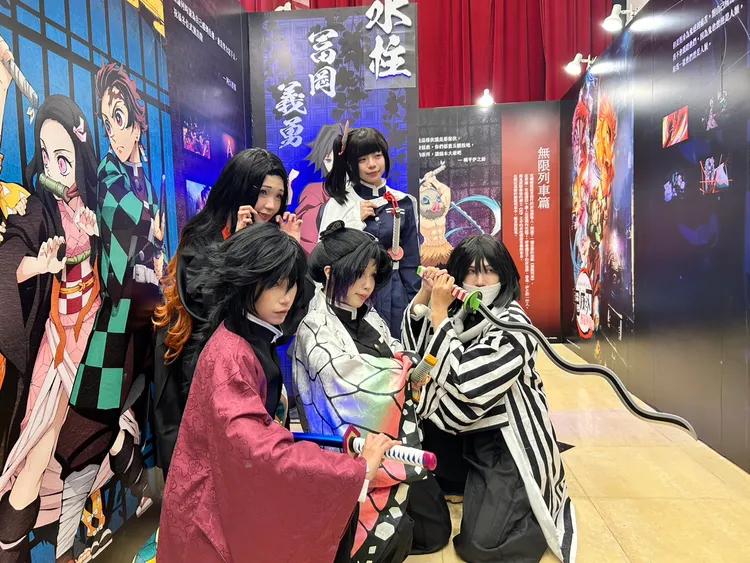 《鬼滅之刃》快閃店預計每天將吸引超過5000粉絲前來打卡。中友提供