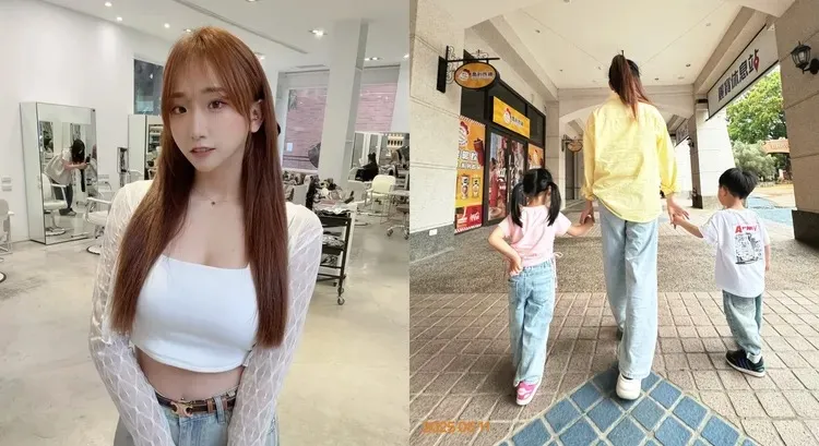 Una离婚净身出户,做很多斜杠工作赚钱。翻摄Una IG