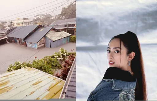 马太鞍溪堰塞湖溢流重创花莲 正妹原住民歌手老家遭无情大水淹没