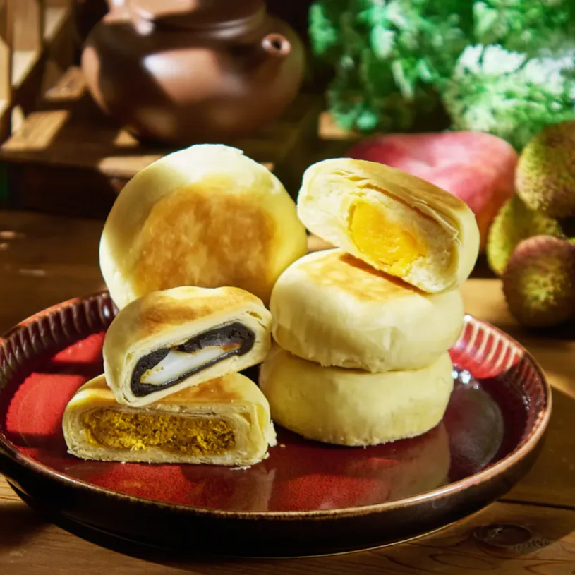 红豆食府苏式月饼礼盒690元。业者提供
