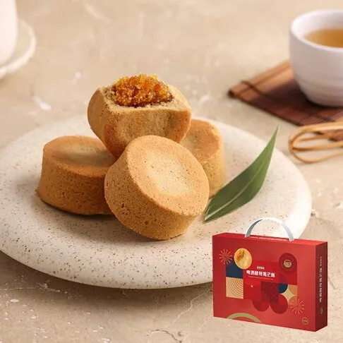 台酒旗艦店啤酒酵母鳳芒酥(蕎麥風味)原價600元，特價505元。業者提供