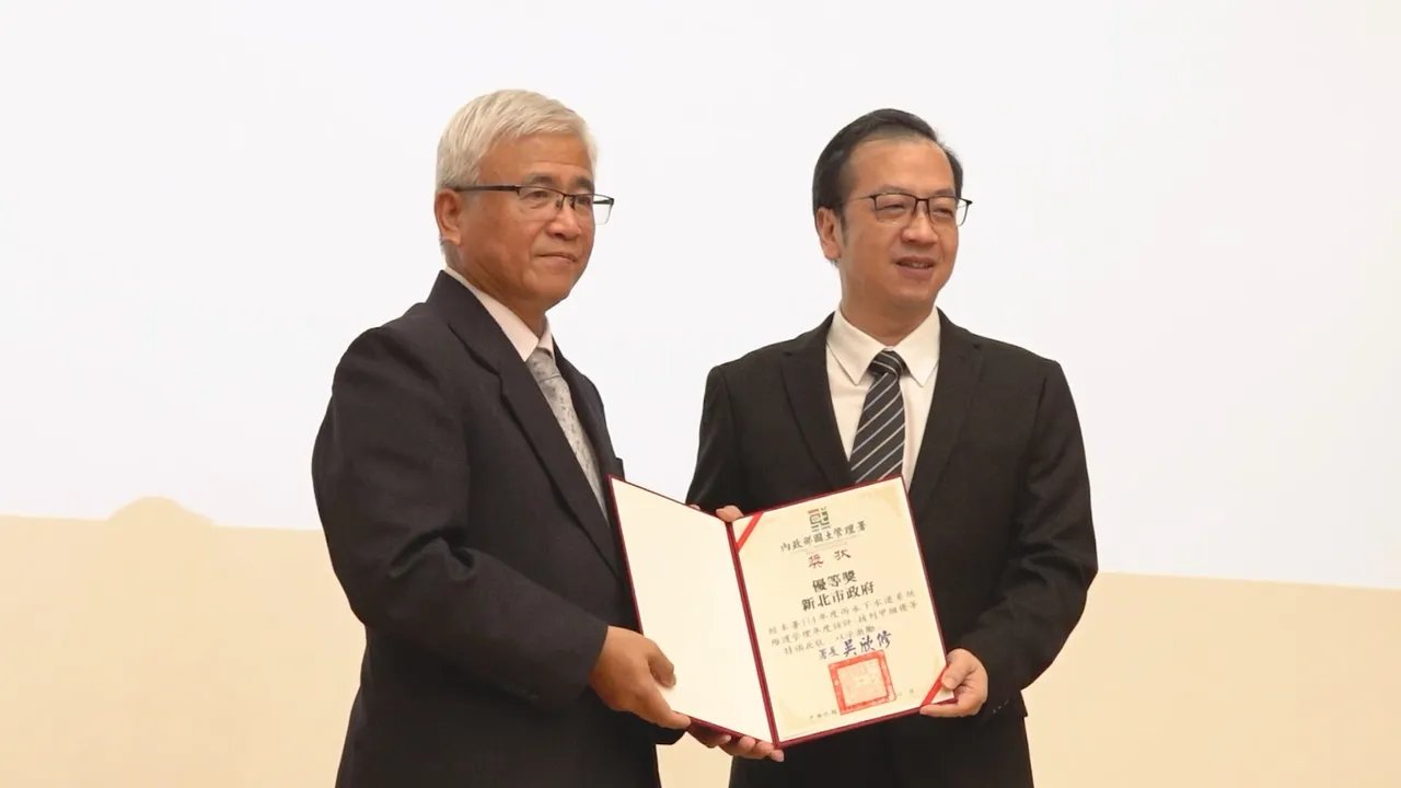 全台114年度雨水下水道系统维护管理访评,新北水利局获优等,蝉联第14年。水利局提供