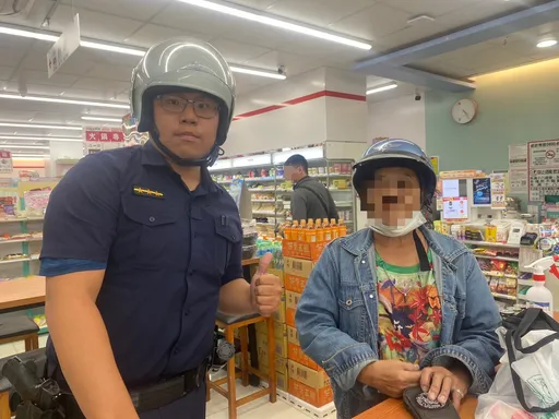 妇人超商掉钱包找了2小时未获 杨梅警半小时搞定