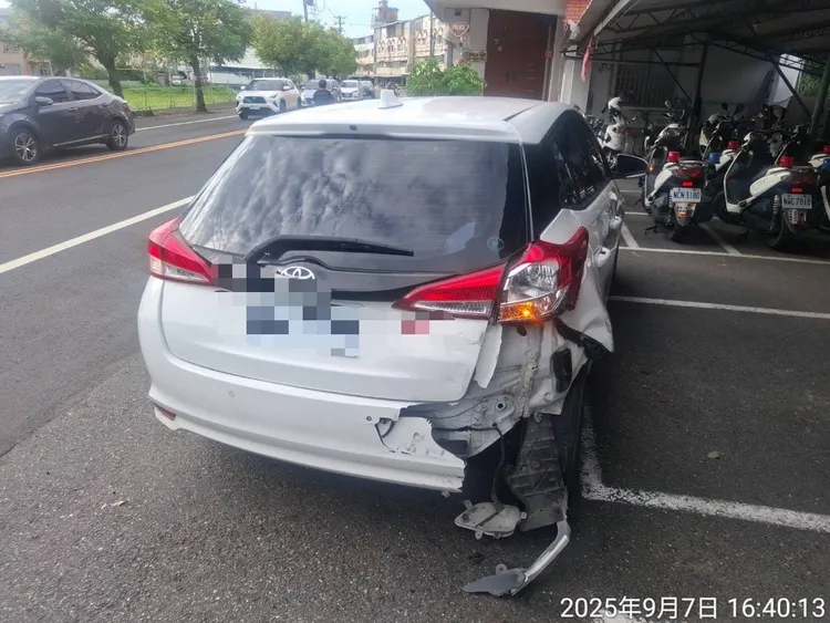 涉案嫌犯車輛。翻攝畫面