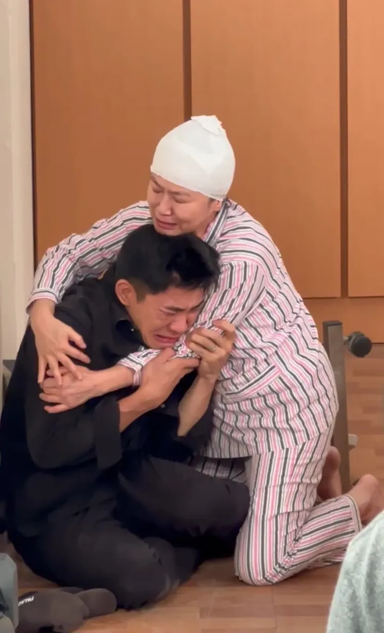 謝瓊煖與曾子益深情對戲，真摯能量打動人心。民視提供