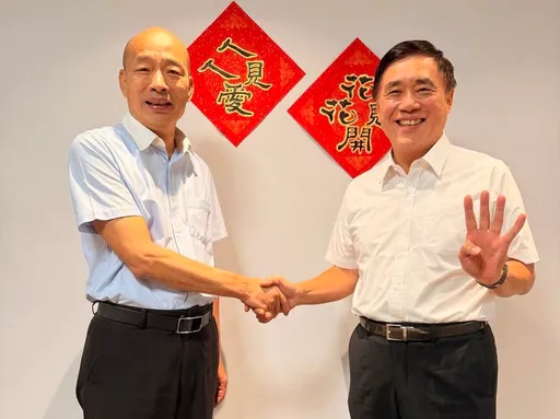 沒去辯論有原因!郝龍斌衝到雲林見韓國瑜:他送我「4字祝福」