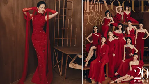劉亦菲中國版《VOGUE》20周年封面站C位!時尚咖位壓下楊冪、迪麗熱巴