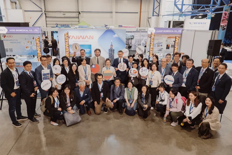 2025年波羅的海生命科學論壇暨展覽於立陶宛首都維爾紐斯隆重開幕，貿協表示台灣連續第二屆設立最大規模國家館。貿協提供