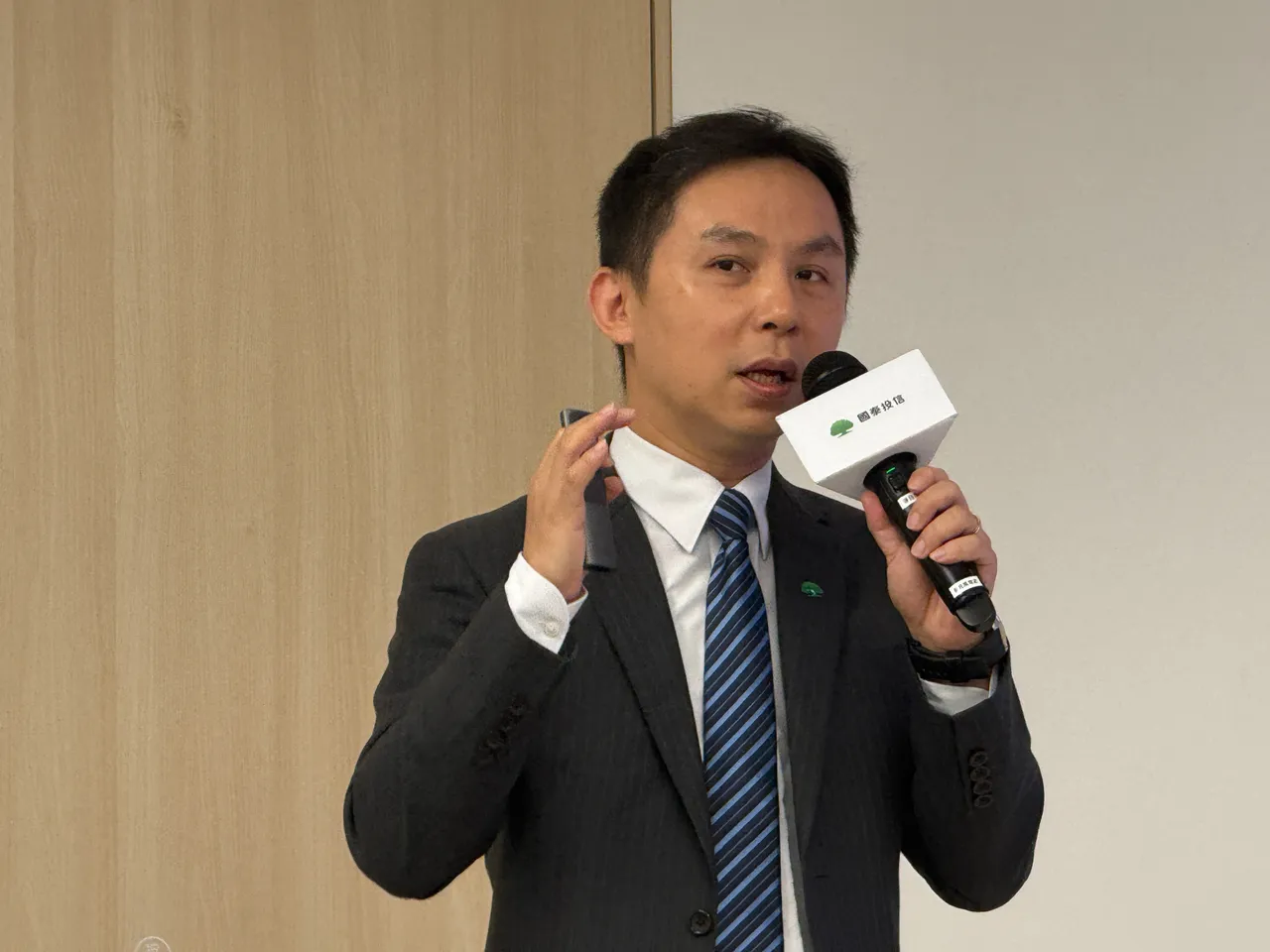 国泰投信量化投资部协理游日杰。吕承哲摄