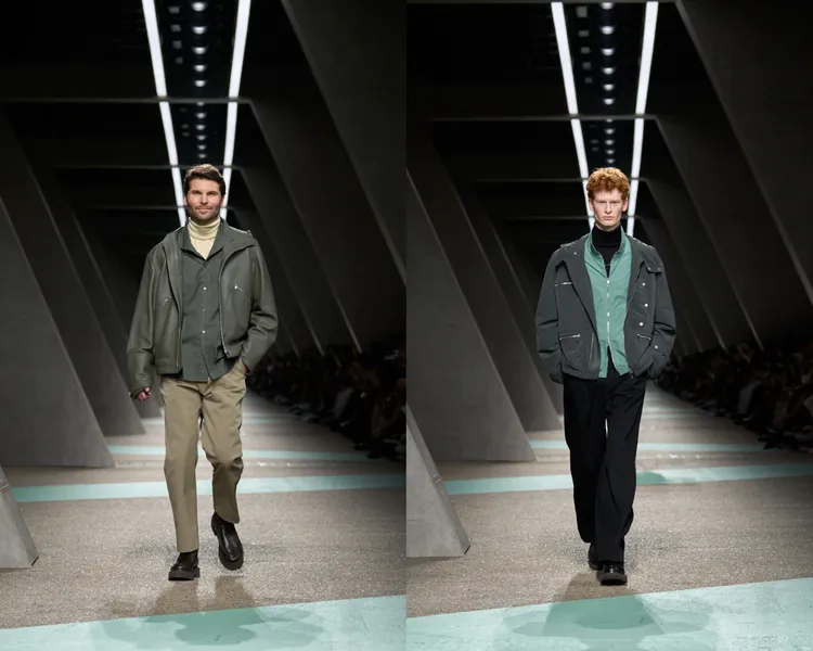 愛馬仕2025秋冬男裝秀。品牌提供