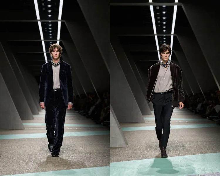 愛馬仕2025秋冬男裝秀。品牌提供