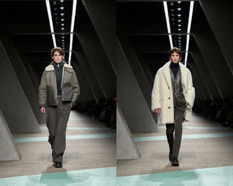 愛馬仕2025秋冬男裝秀。品牌提供