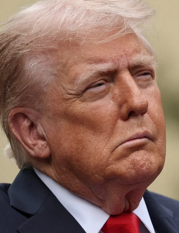 川普引發中風疑慮。翻攝自X