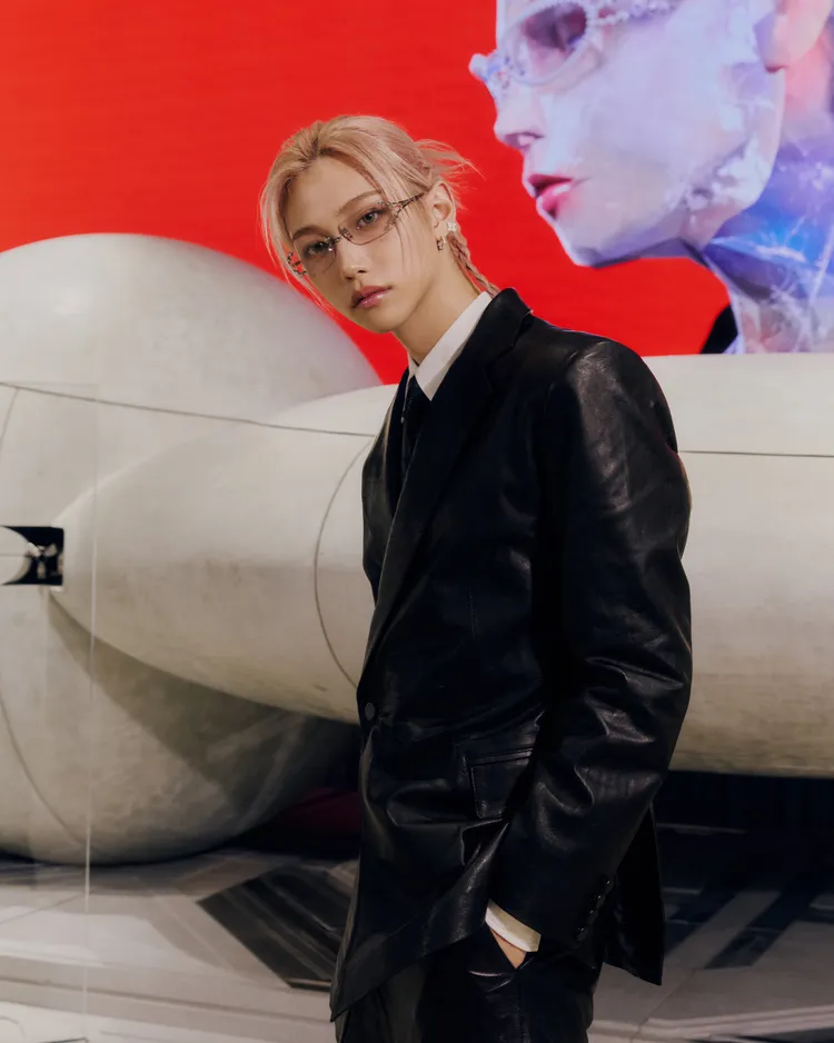 Stray Kids成員Felix也現身GENTLE MONSTER開幕活動。品牌提供