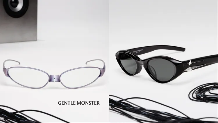 GENTLE MONSTER 2025 BOLD系列以無鼻墊設計帶來前衛風格。品牌提供