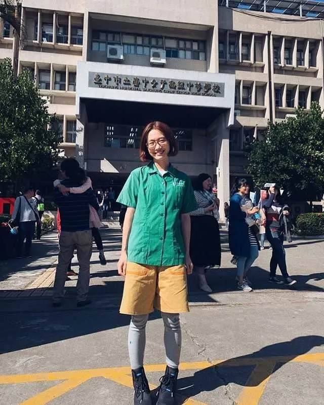 Lulu的高中照片,青春无敌。翻摄Lulu脸书