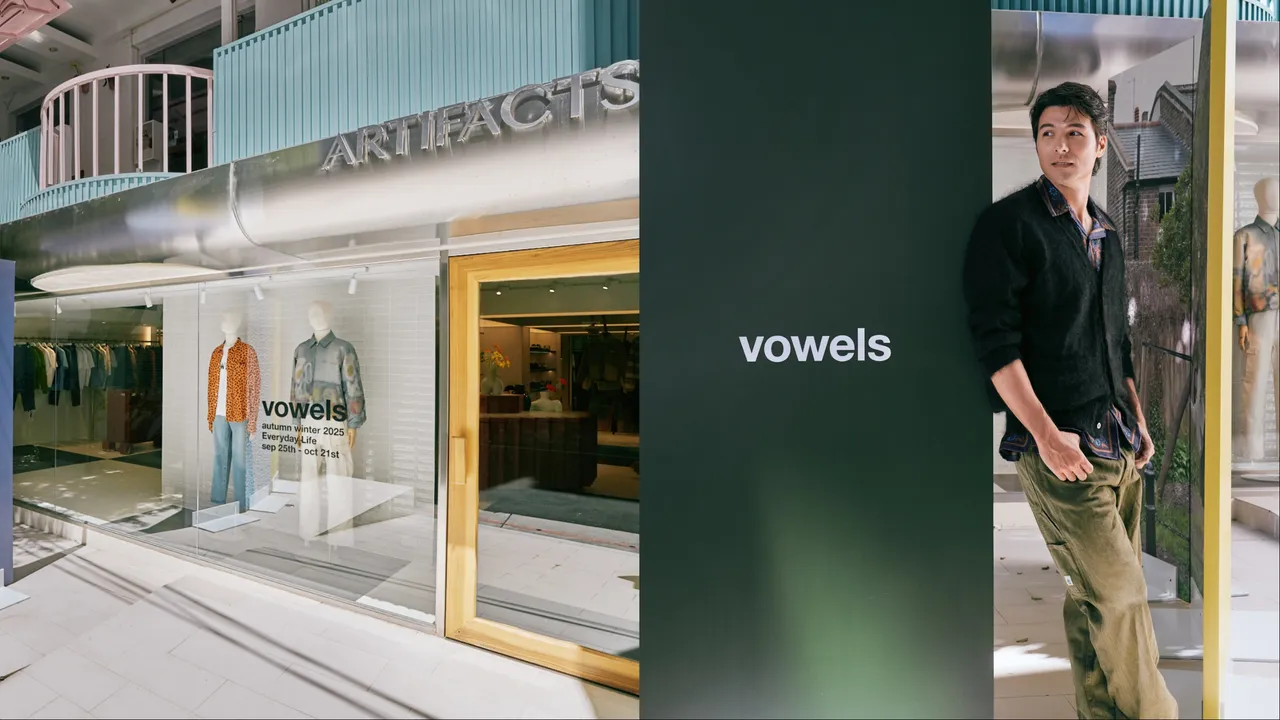 鳳小岳搶先逛起ARTIFACTS x VOWELS獨家限定快閃店。品牌提供