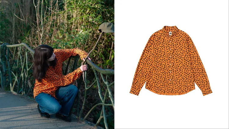 VOWELS Leopard Shirt，1萬1580元。品牌提供 