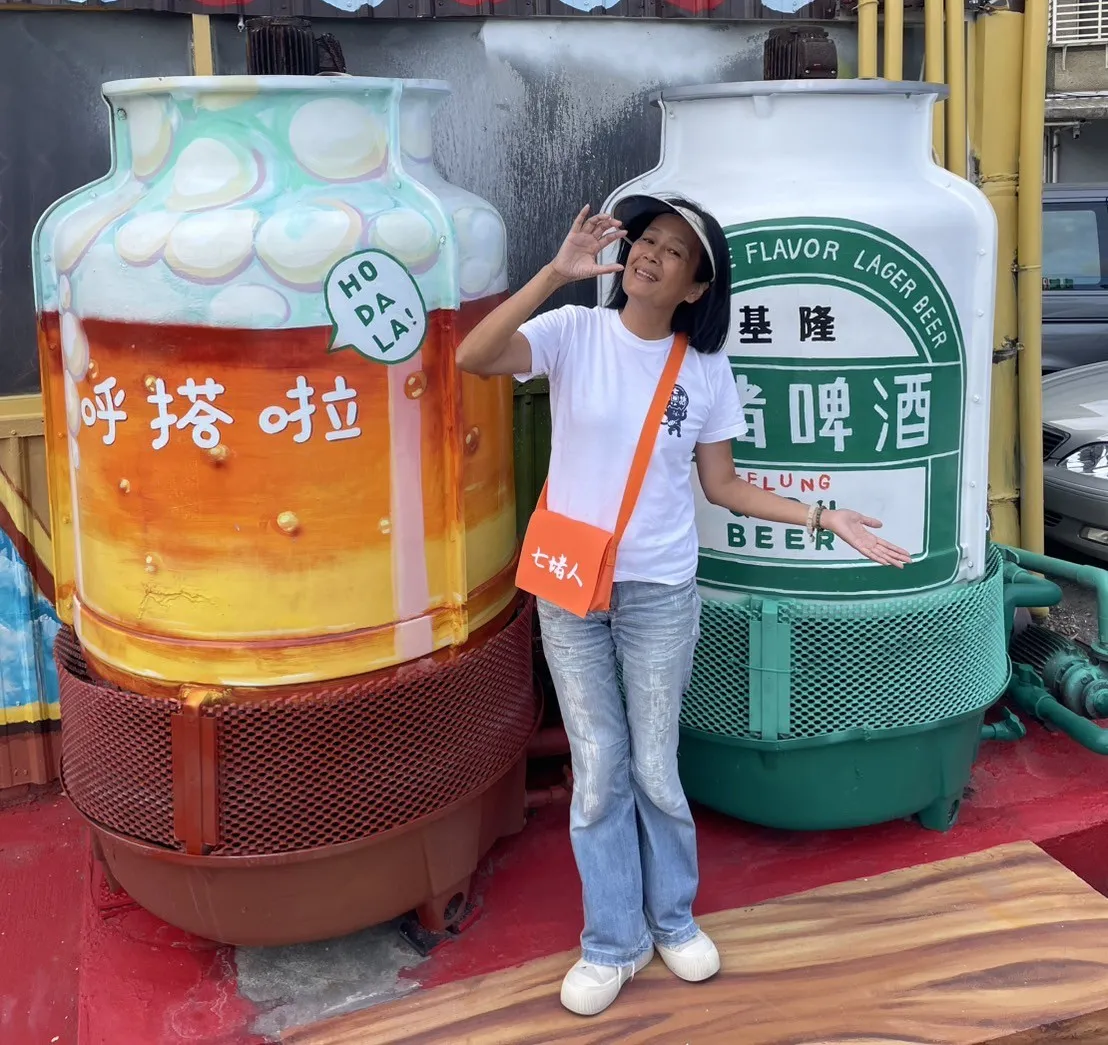 基隆市副议长杨秀玉积极争取资源,推动「街道彩绘计划」。翻摄照片