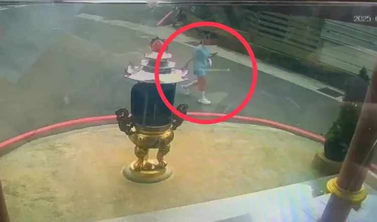 顏女接到電話徒步赴約，沒想到竟是與駱男的死亡約會。民眾提供