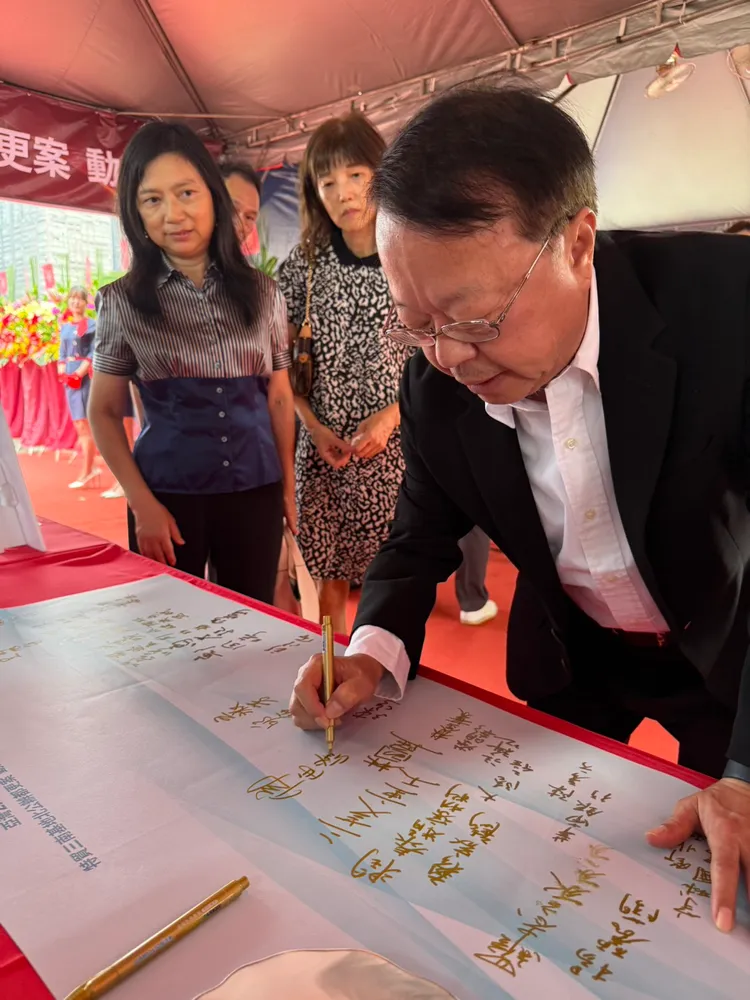 國揚集團侯西峰創辦人今日出席。葉家銘攝