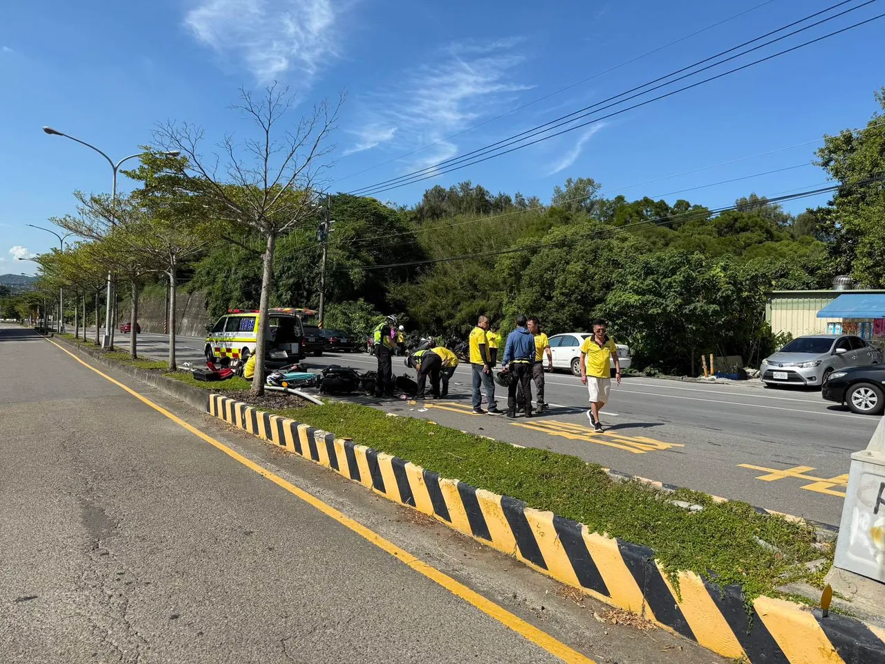 事故发生在台一线116公里处。民众提供
