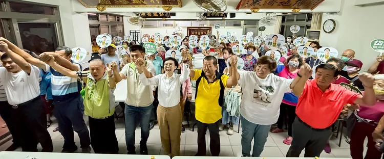 林岱樺26日在左營辦基層座談。翻攝畫面