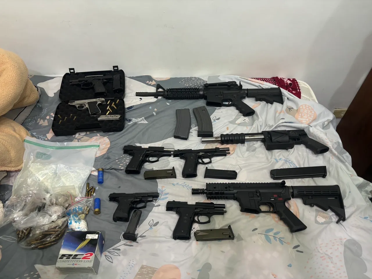 竹市警查获兵工厂。第三分局提供