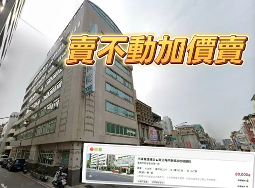 高雄醫院7億賣不動就賣8億 換算單坪地價480萬元